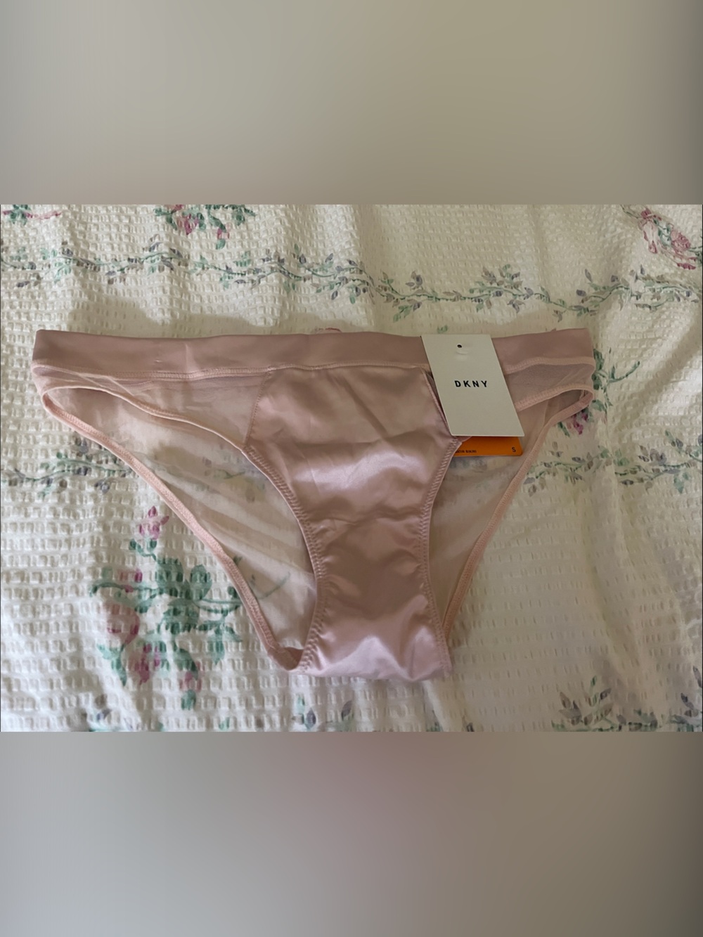 DKNY Women's Pale Pink Seamless Bikini Panty